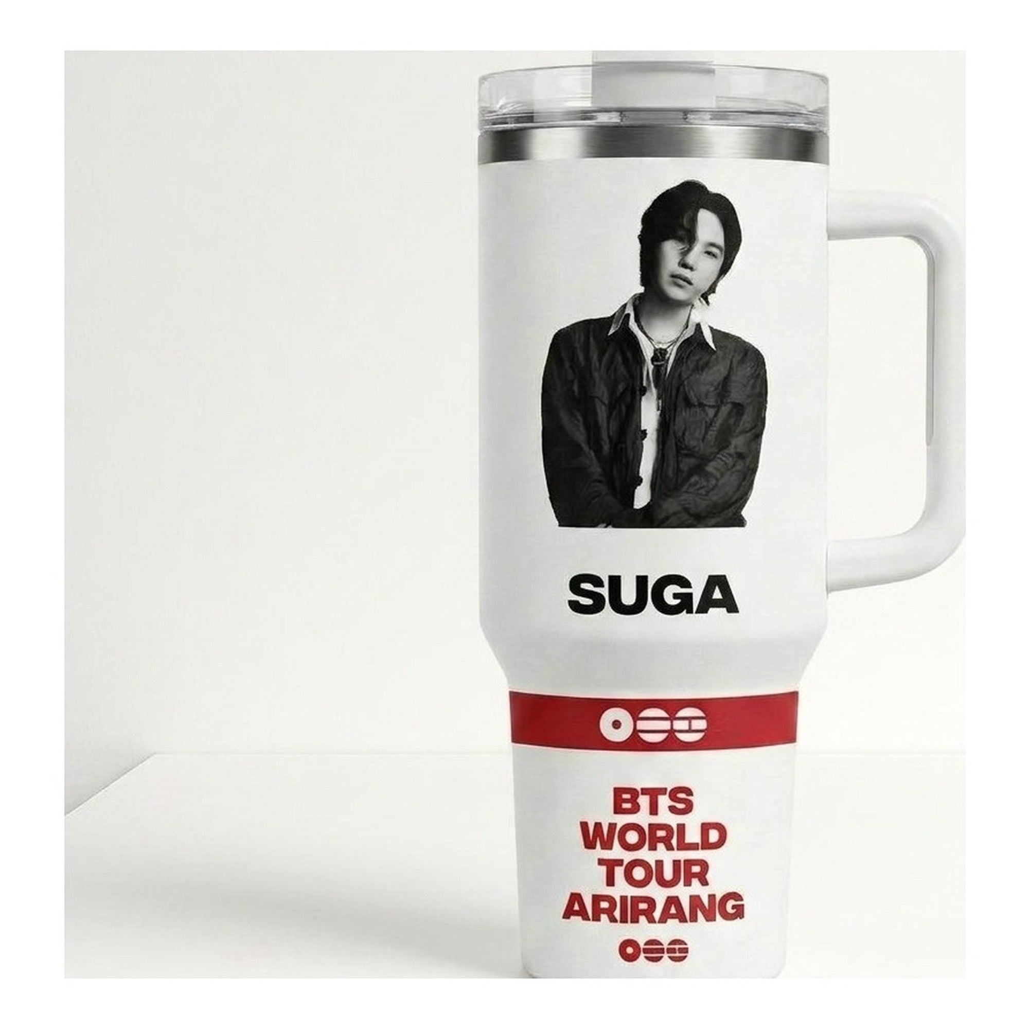 Vaso térmico tumbler 40 oz Suga BTS Arirang World Tour