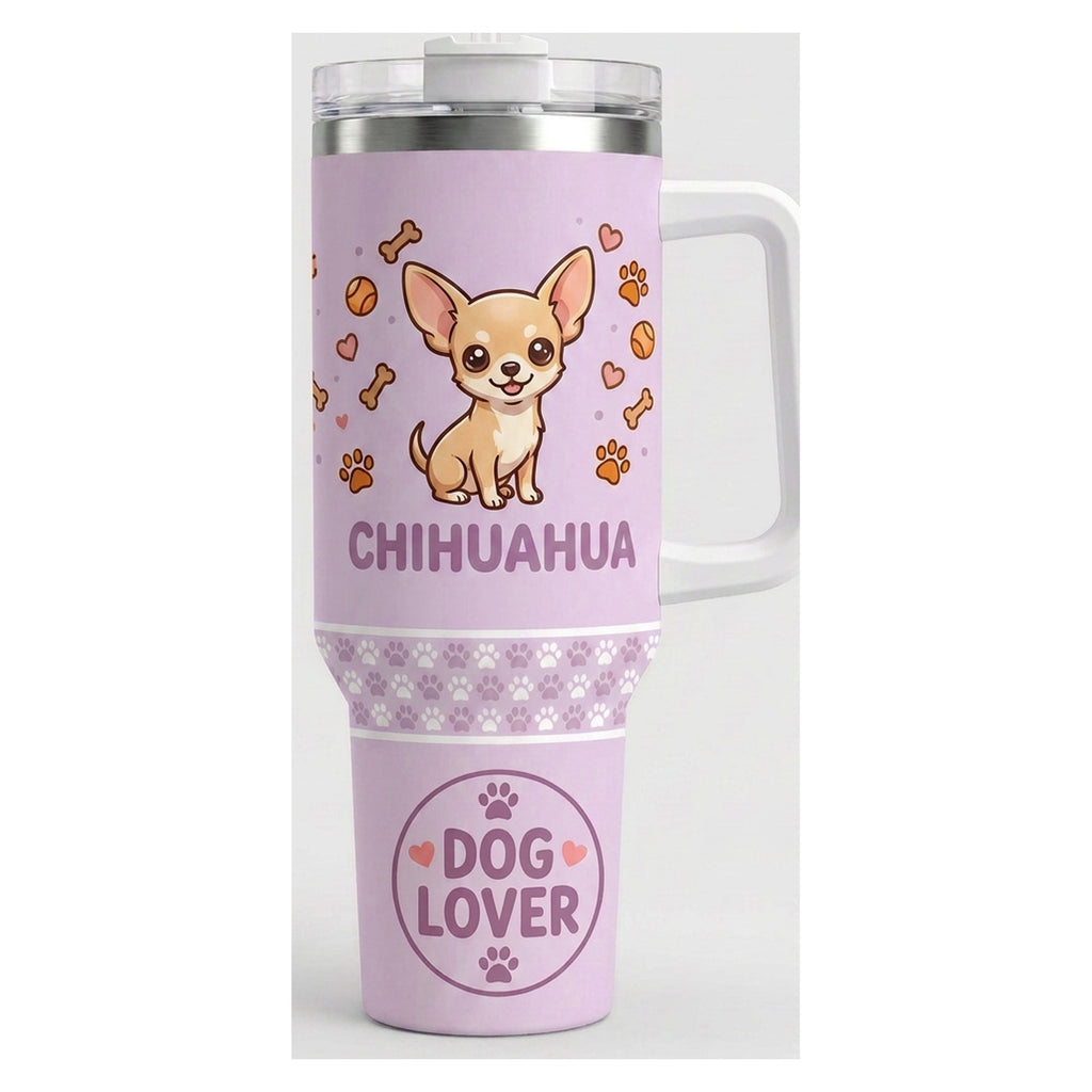 Vaso térmico tumbler 40 oz Chihuahua Dog Lover