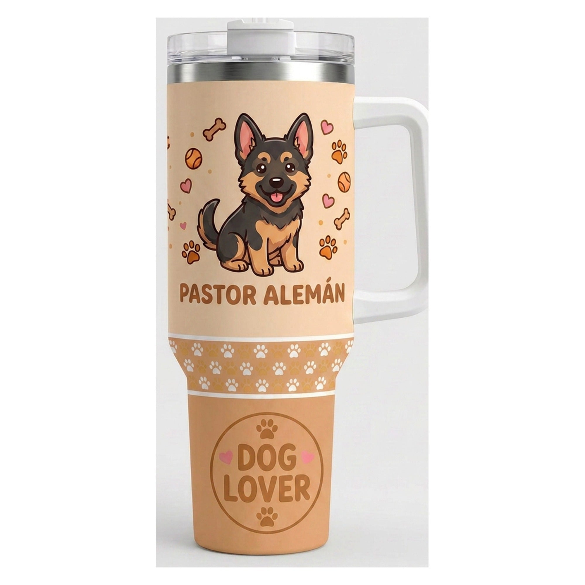 Vaso térmico tumbler 40 oz Pastor Alemán Dog Lover