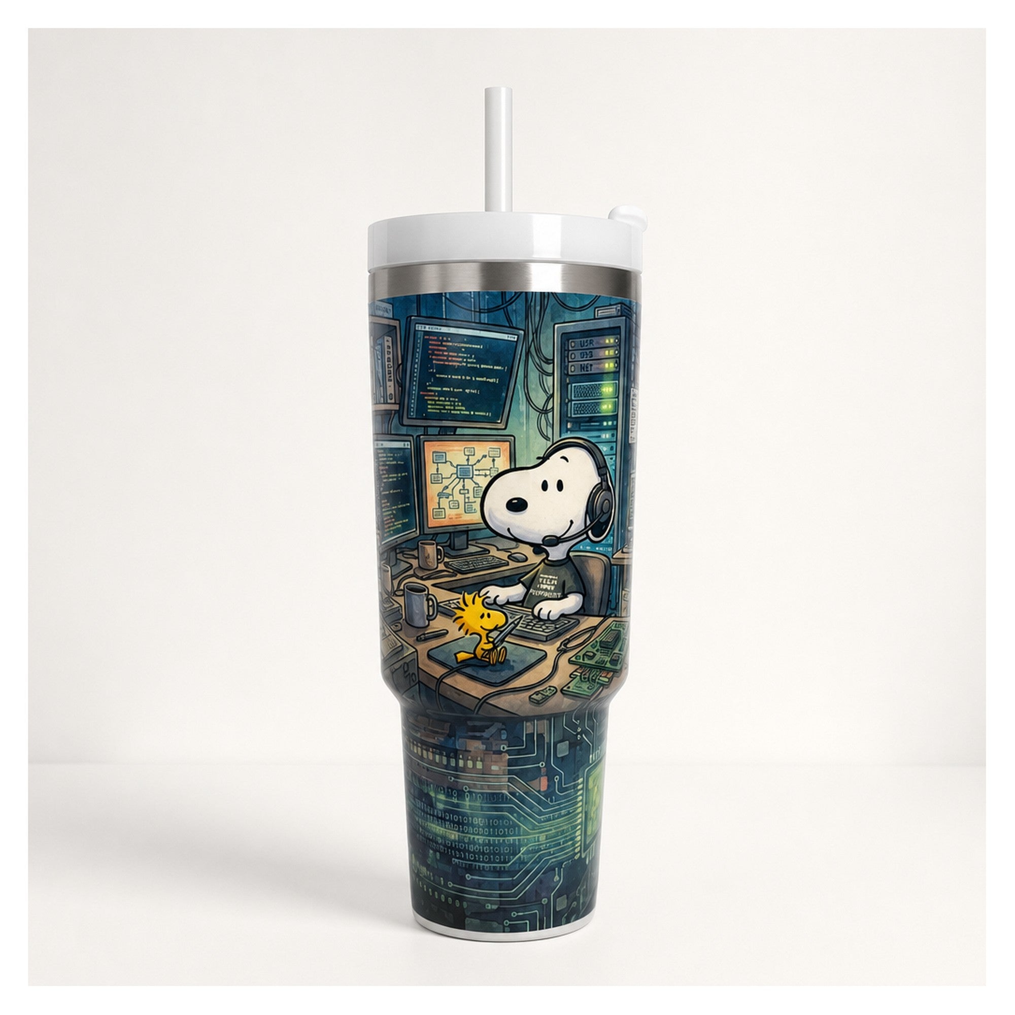 Vaso térmico snoopy programador 1.18 litros acero inox