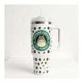 Vaso térmico tumbler 40 oz Totoro Coffee con asa y bombilla