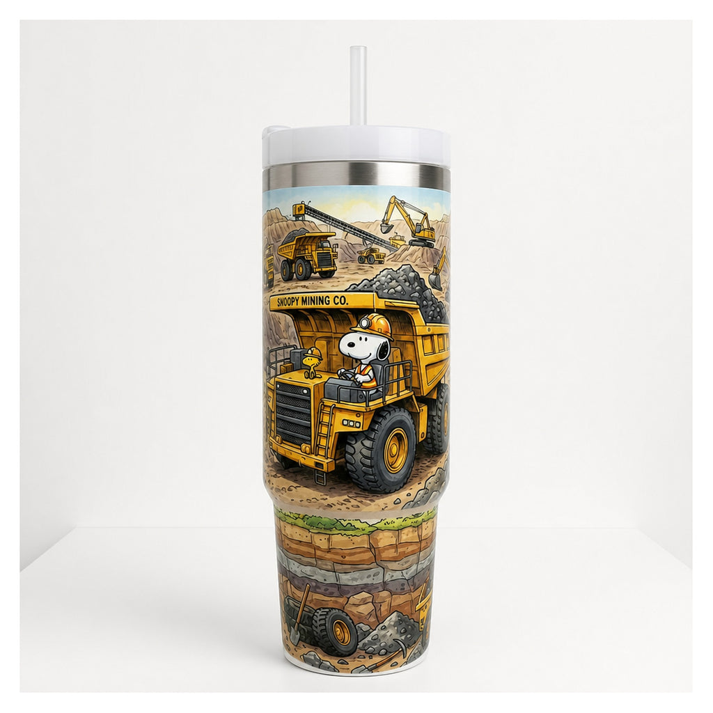 Vaso térmico snoopy minería 1.183 L en acero inoxidable