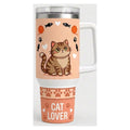 Vaso térmico tumbler 40 oz Gato Atigrado Cat Lover