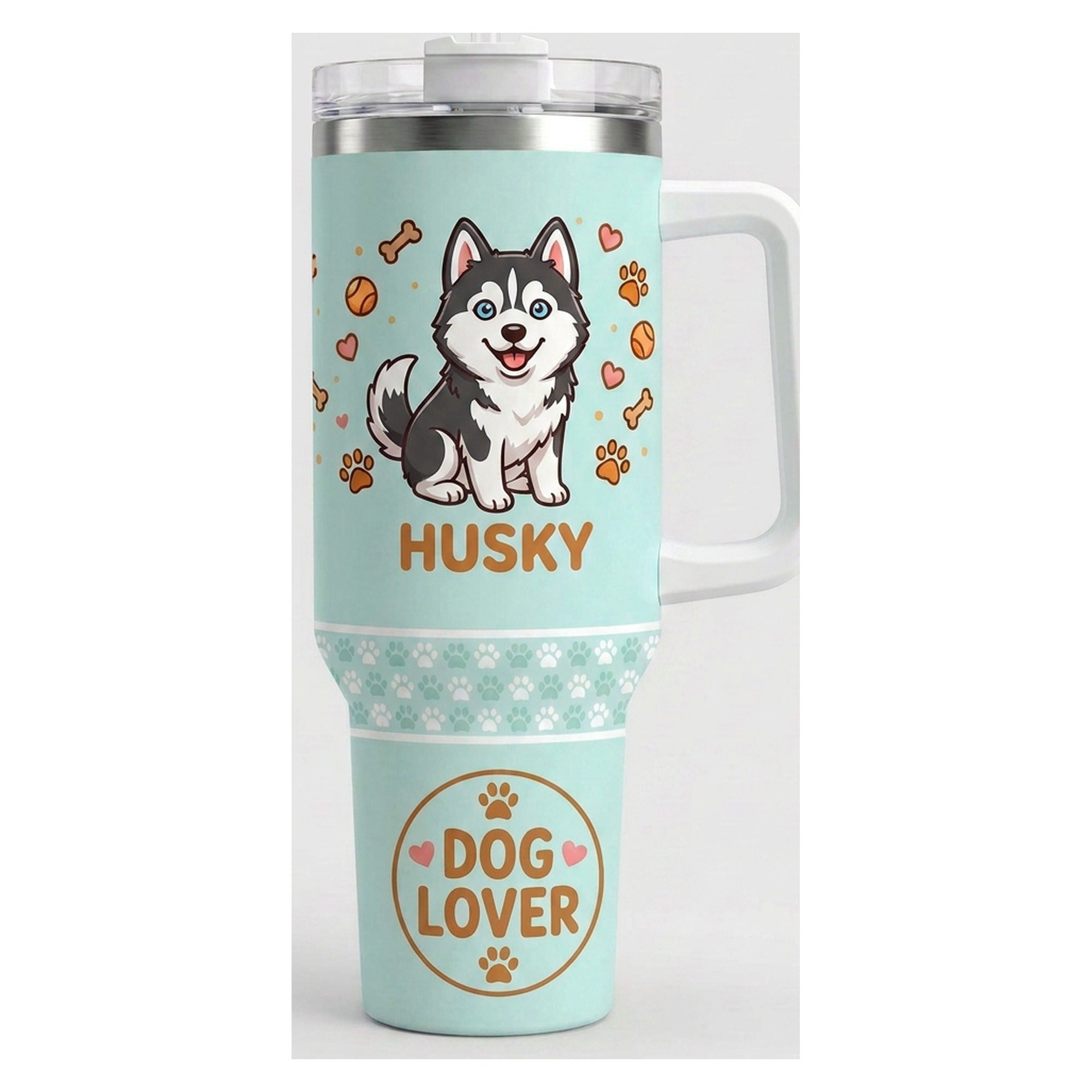 Vaso térmico tumbler 40 oz Husky Dog Lover