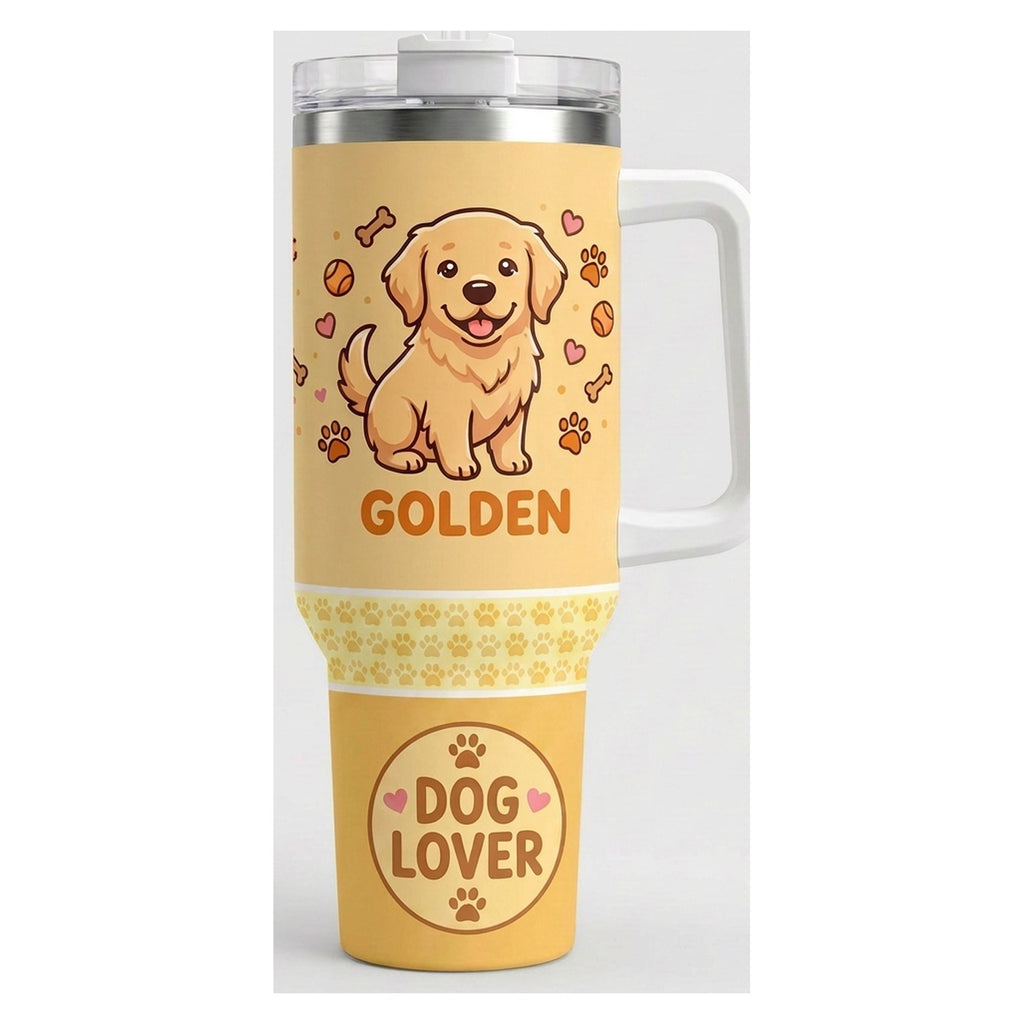 Vaso térmico tumbler 40 oz Golden Retriever Dog Lover