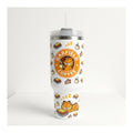 Vaso térmico tumbler 40 oz Garfield Coffee con asa y bombilla