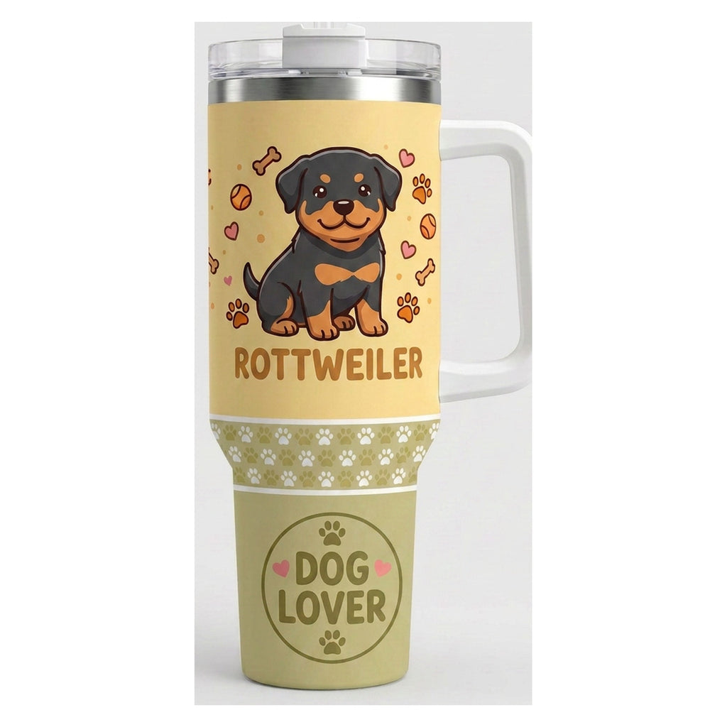 Vaso térmico tumbler 40 oz Rottweiler Dog Lover