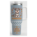 Vaso térmico tumbler 40 oz Schnauzer Dog Lover