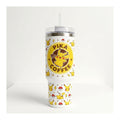 Vaso térmico tumbler 40 oz Pikachu Coffee con asa y bombilla