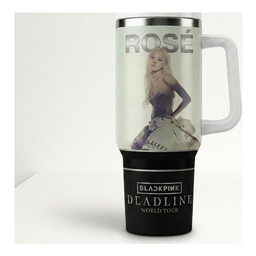 Vaso térmico tumbler 40 oz Rosé BLACKPINK Deadline World Tour