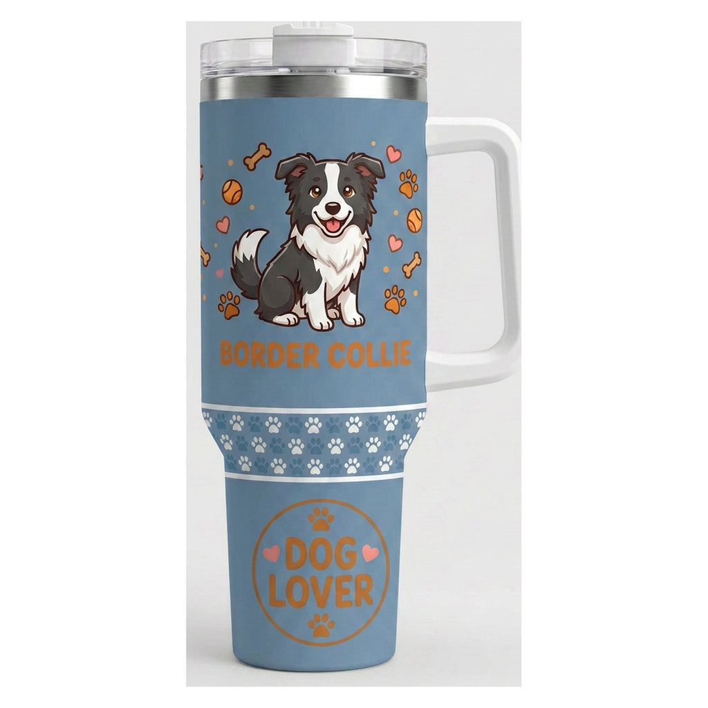 Vaso térmico tumbler 40 oz Border Collie Dog Lover