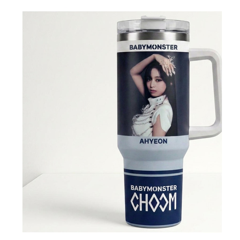 Vaso térmico tumbler 40 oz Ahyeon BABYMONSTER Choom