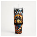 vaso térmico tumbler 40oz kiss rock glam army