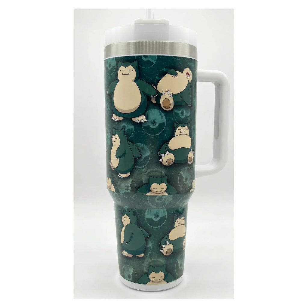 Vaso térmico 40 oz con diseño Snorlax Pokémon