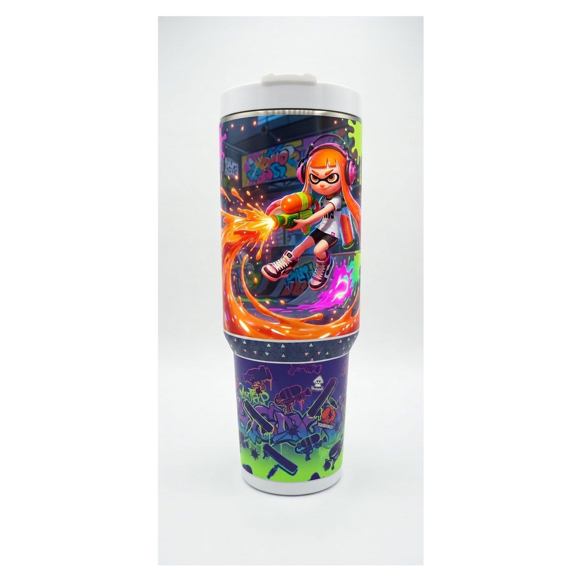 Vaso térmico 40 oz Inkling Girl Splatoon diseño único