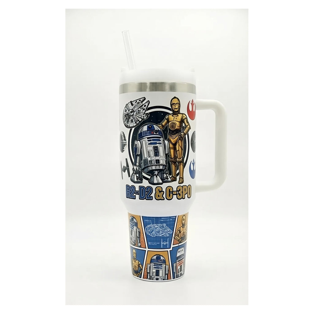 vaso térmico 40 oz r2-d2 & c-3po star wars