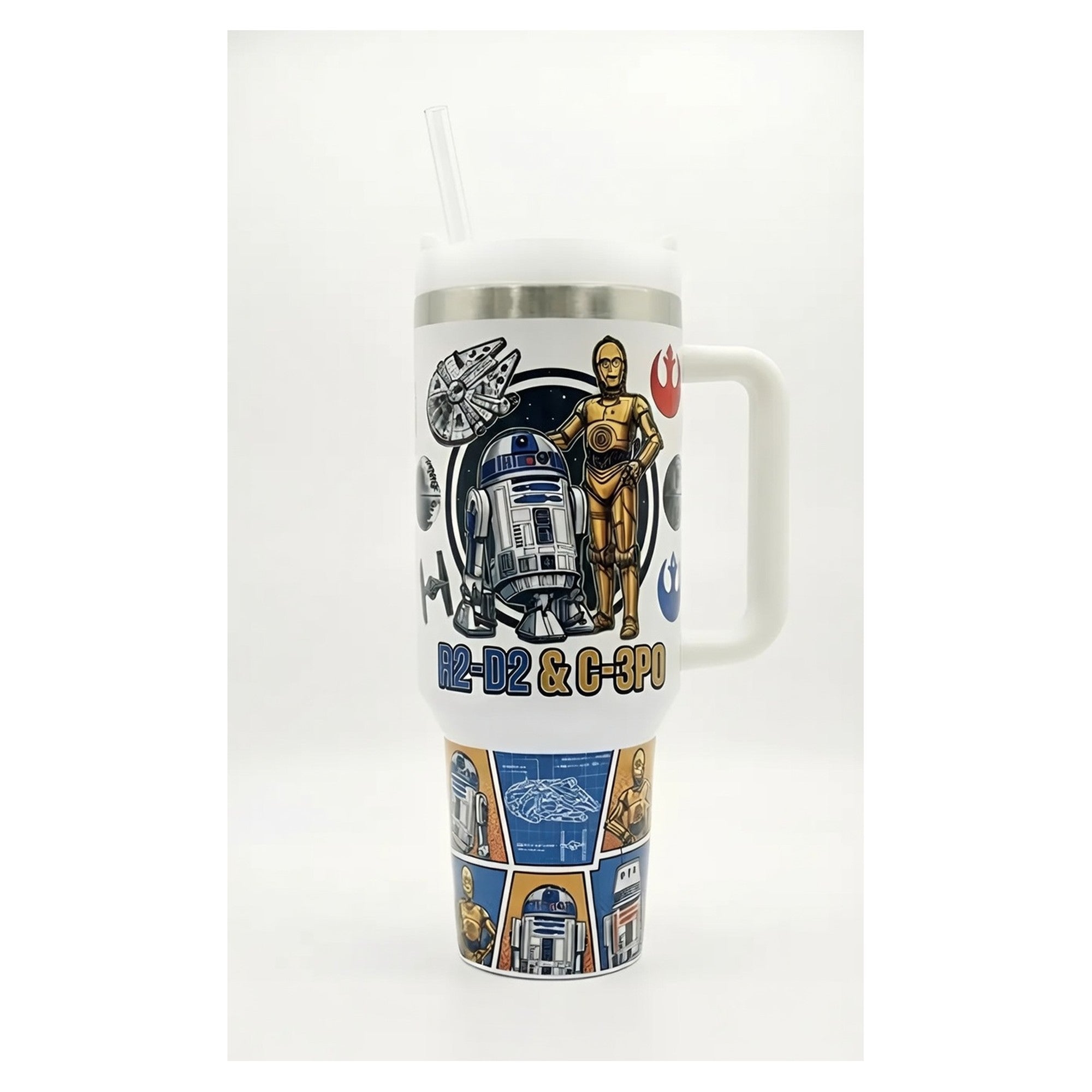 vaso térmico 40 oz r2-d2 & c-3po star wars