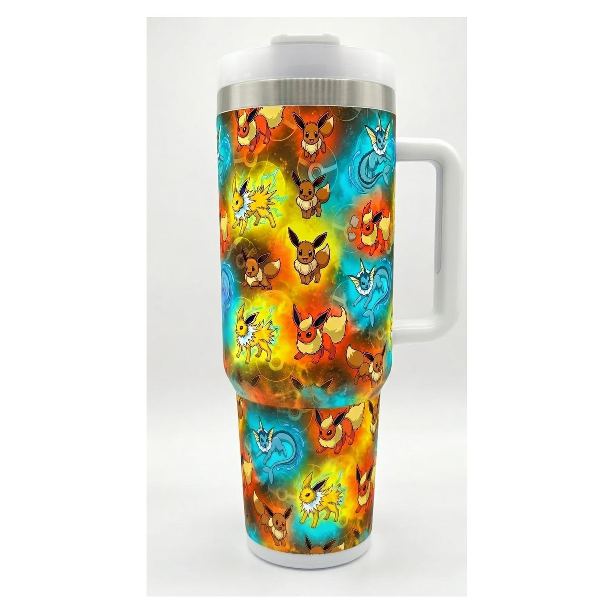 Vaso térmico 40 oz Eevee y sus evoluciones en acero inox