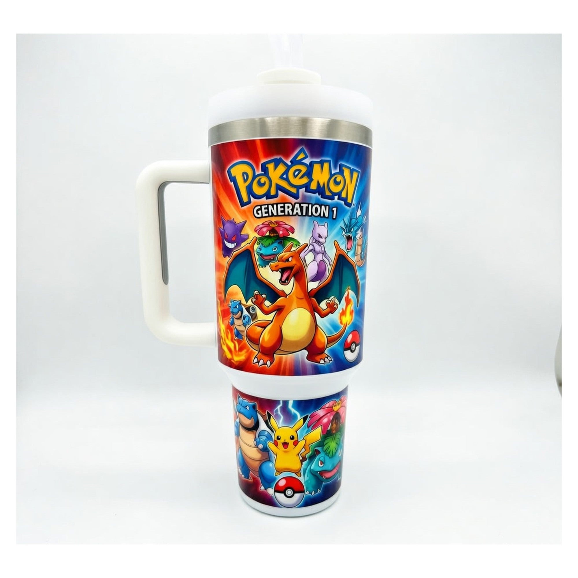 vaso térmico pokémon generación 1 de 1.18 litros