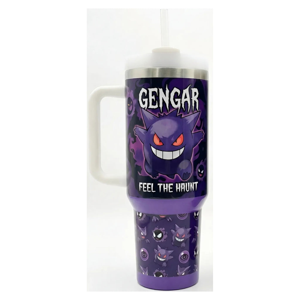 vaso térmico gengar 40oz acero inoxidable doble pared