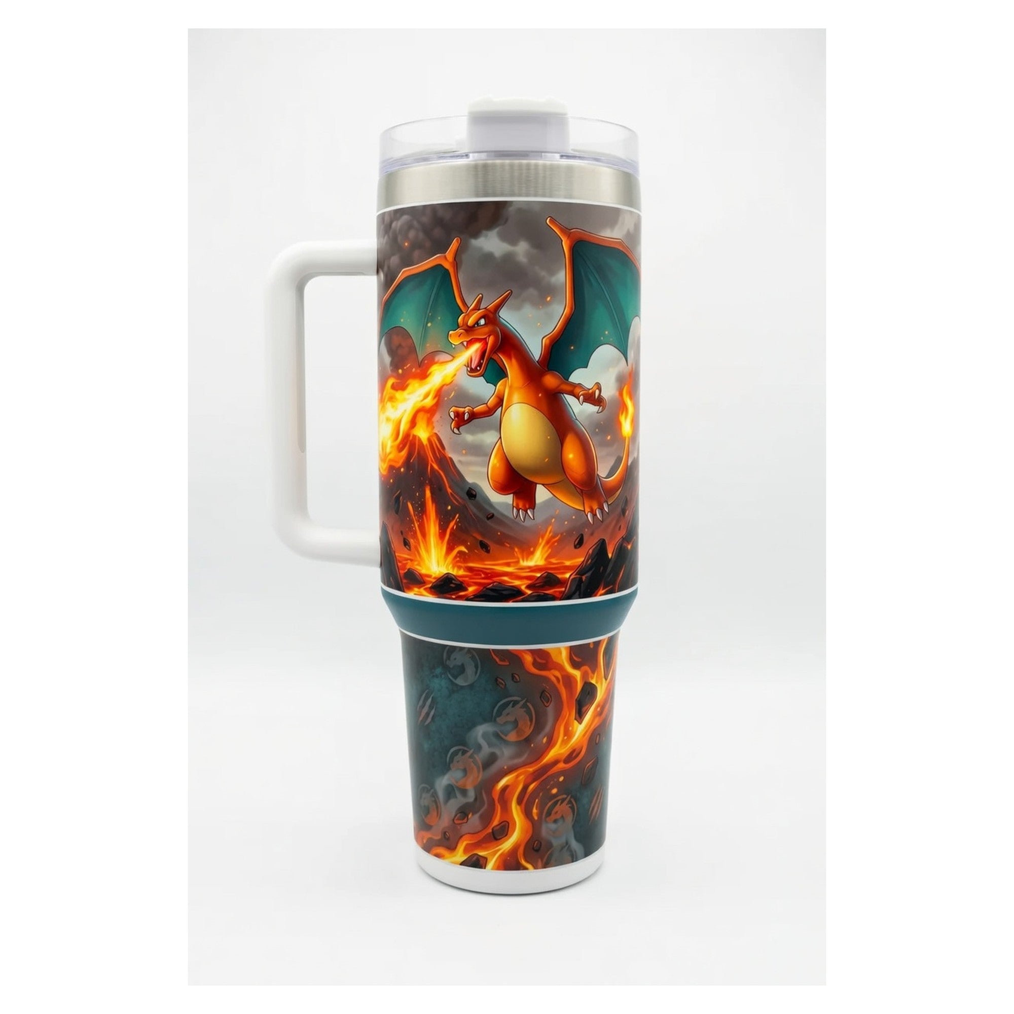 vaso térmico charizard pokemon 40 oz acero inoxidable