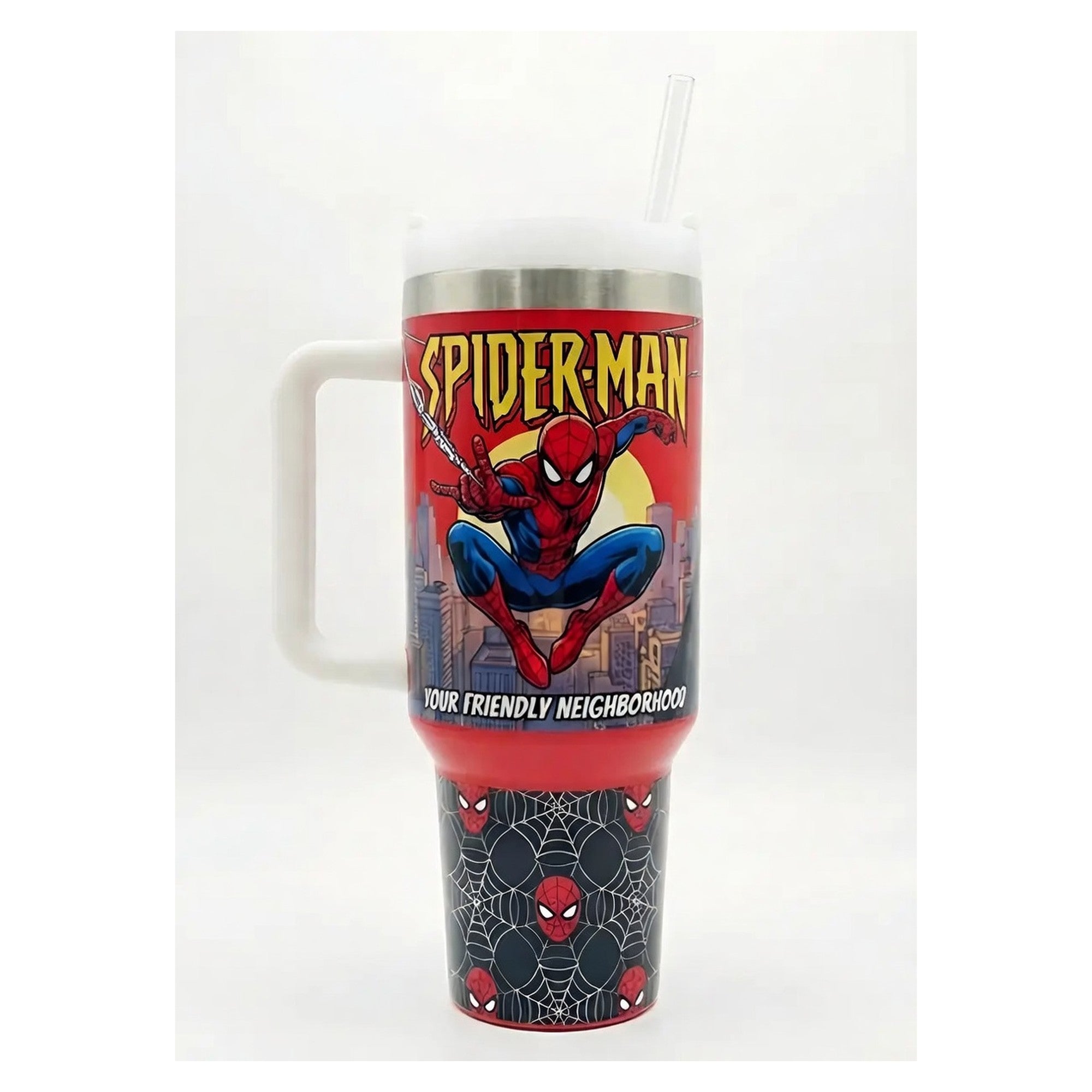 Vaso térmico 40oz spider-man friendly neighborhood hero