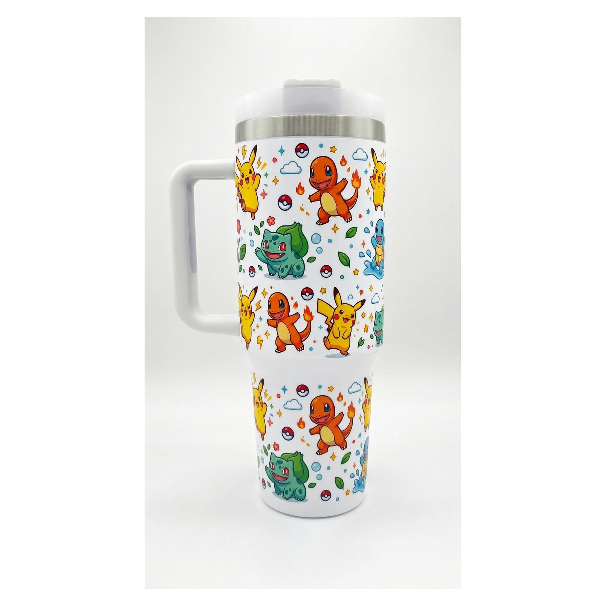 Vaso térmico 40 oz con diseño Pokémon Starters
