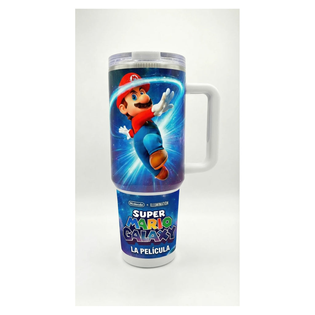 Vaso térmico 40 oz super mario galaxy acero inoxidable