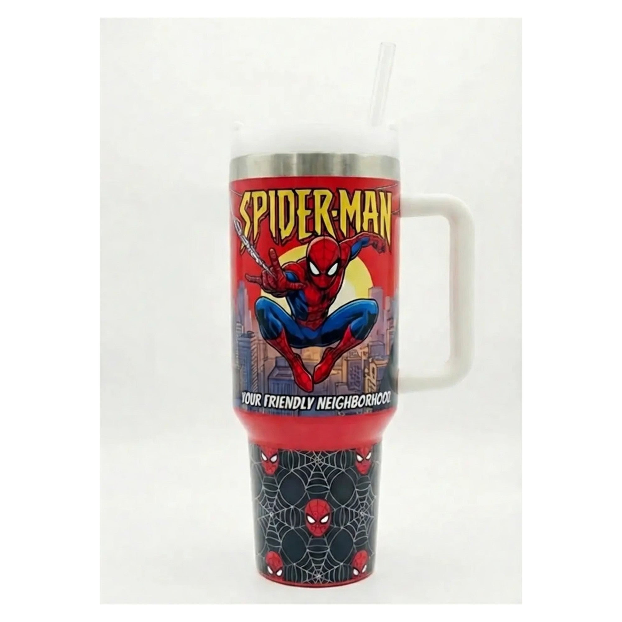 Vaso térmico 40oz spider-man friendly neighborhood hero