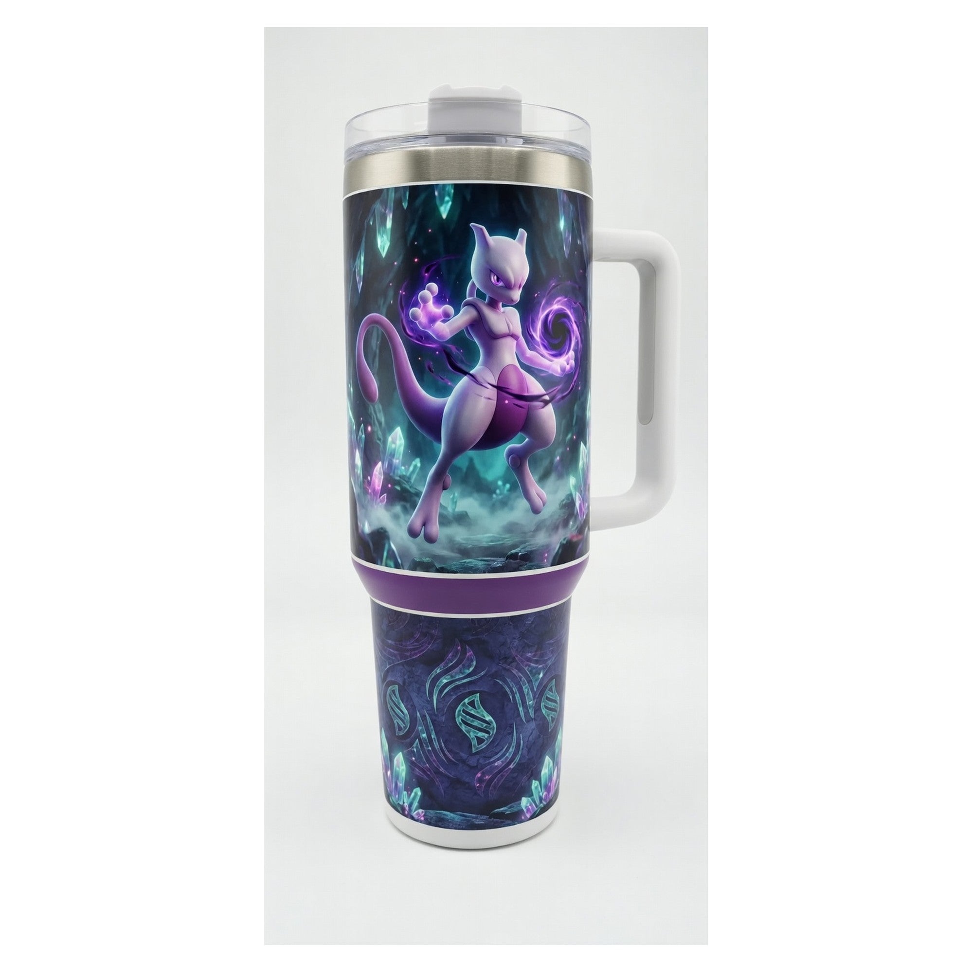 Vaso térmico 40 oz mewtwo pokemon legendario