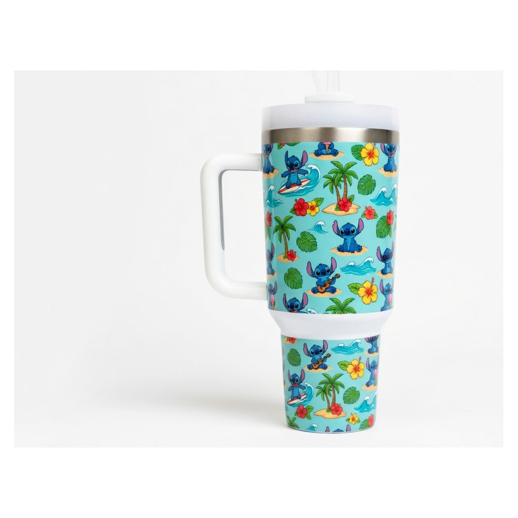 Vaso térmico 1.18L stitch tropical ohana doble pared