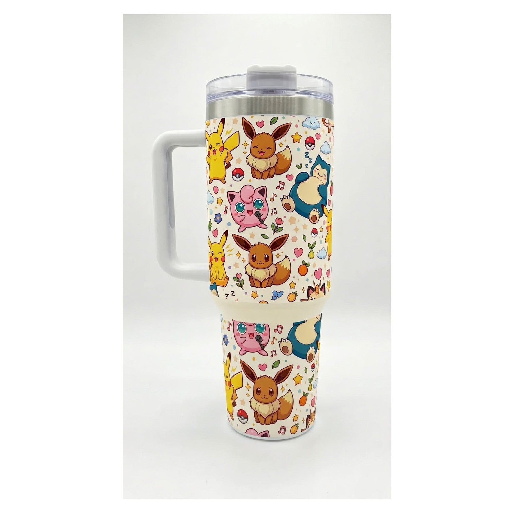 Vaso térmico 40 oz con diseño Pokémon kawaii