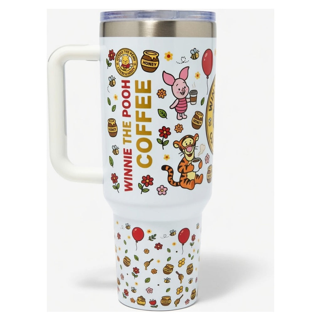 vaso térmico tumbler winnie the pooh 40 oz divertido y práctico