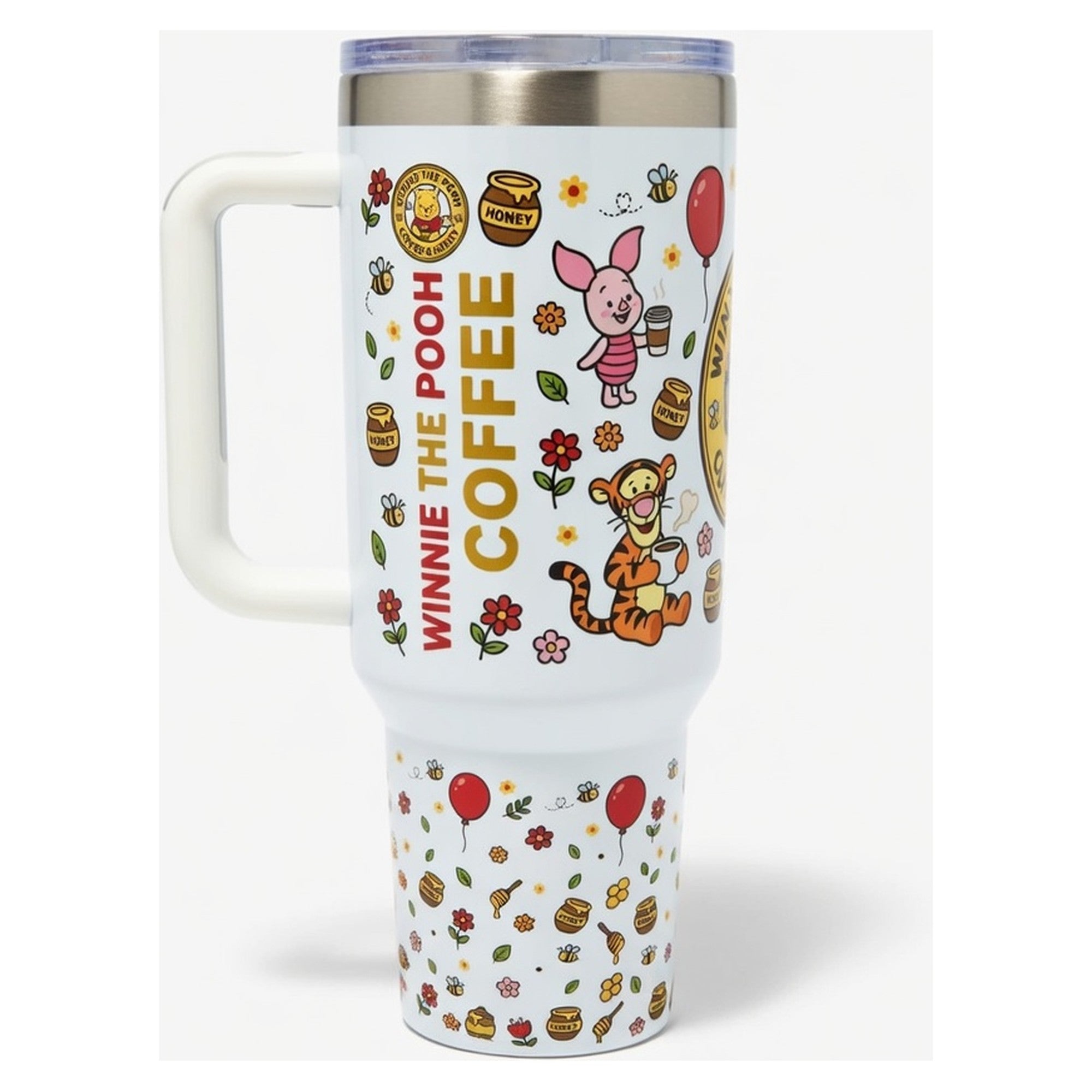 vaso térmico tumbler winnie the pooh 40 oz divertido y práctico