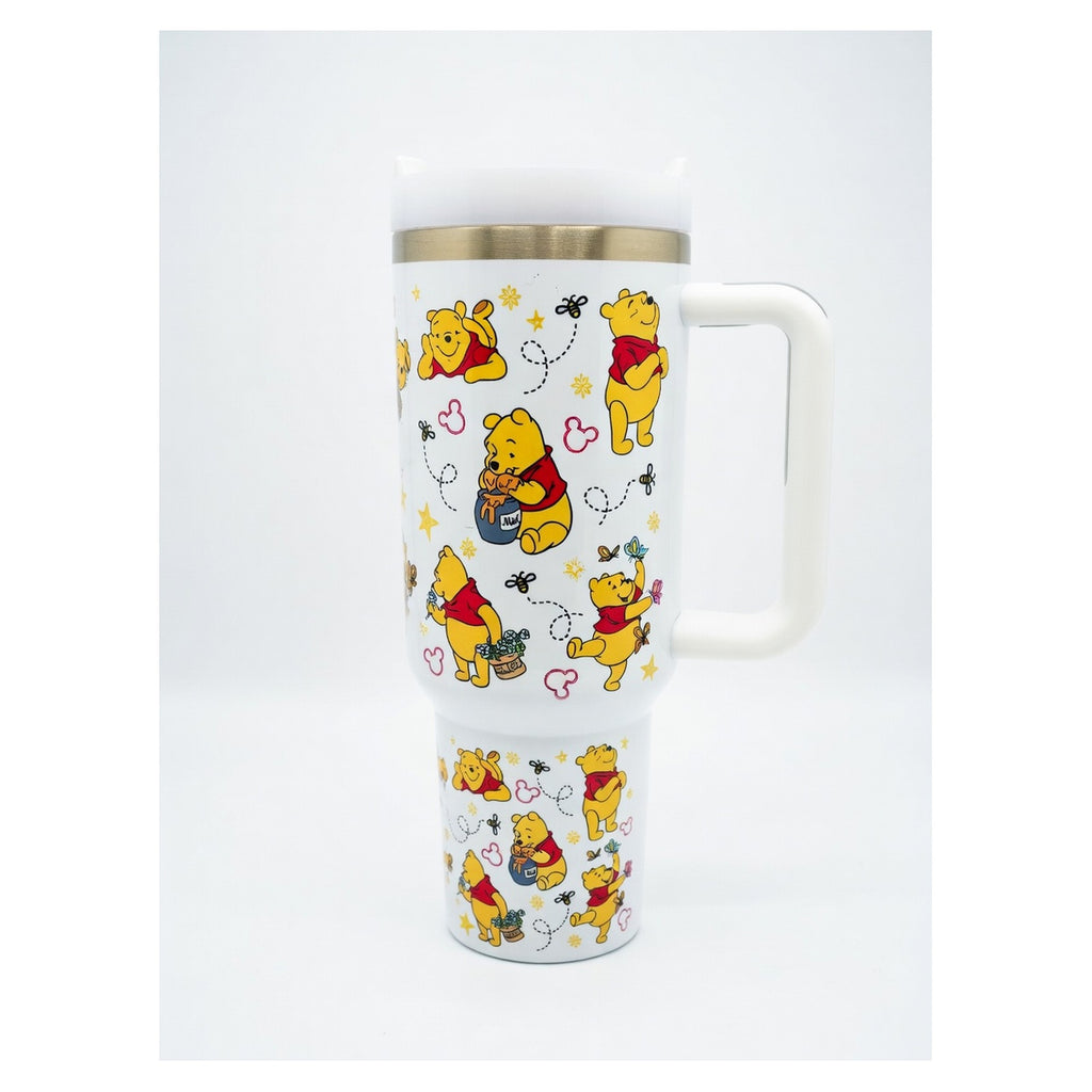 Vaso térmico tumbler 1.18 L winnie pooh acero inoxidable