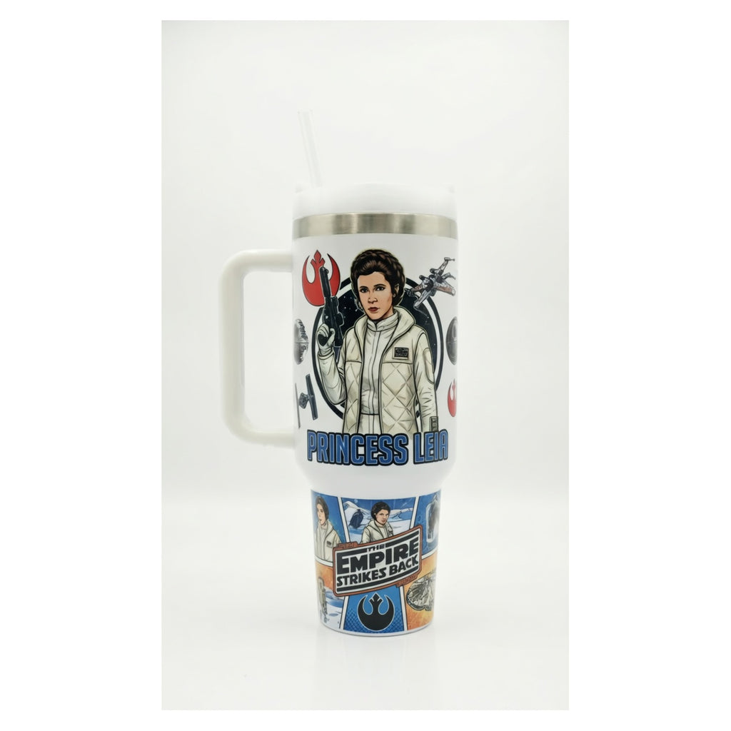 Taza térmica 40 oz princess leia Star Wars doble pared