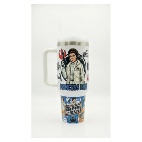 Taza térmica 40 oz princess leia Star Wars doble pared