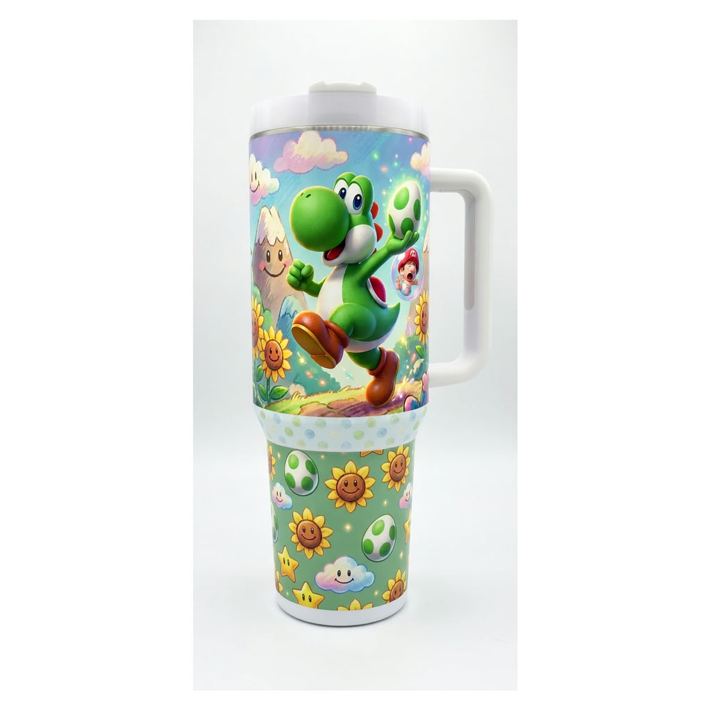 Vaso térmico tumbler 40 oz Yoshi Island Nintendo