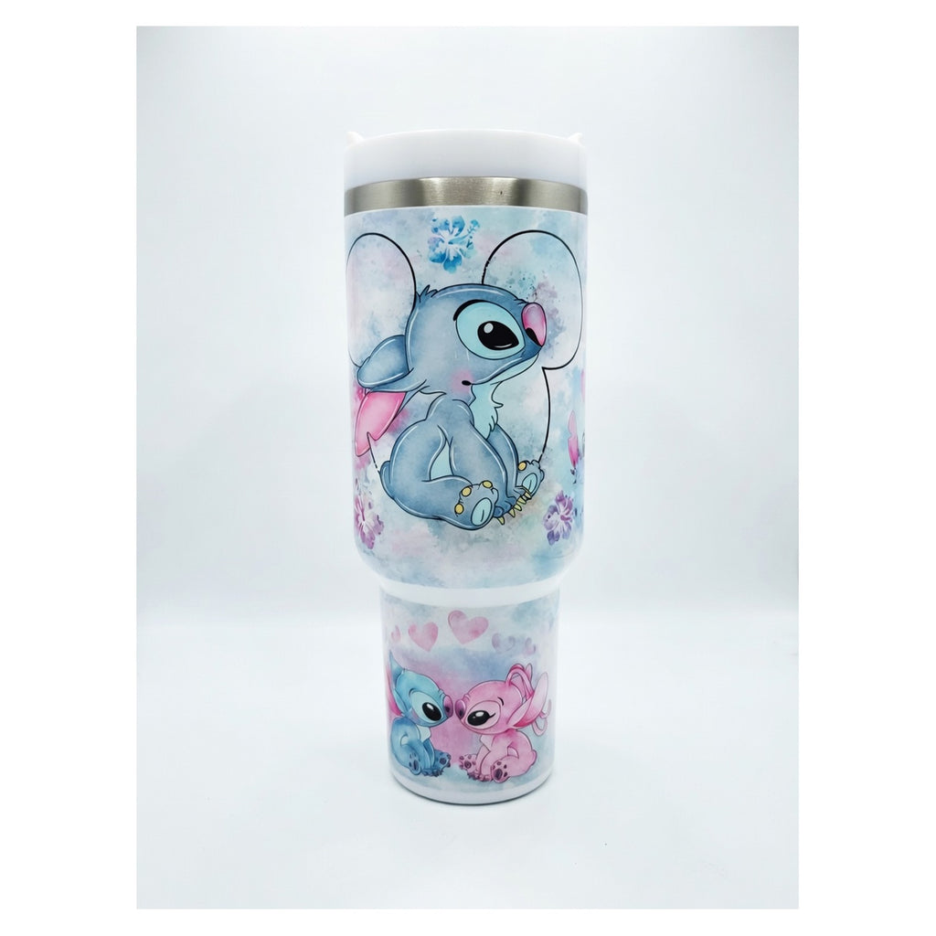 vaso térmico stitch acuarela 40 oz doble pared