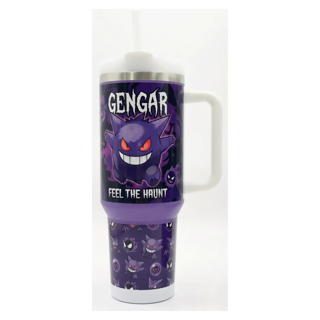 vaso térmico gengar 40oz acero inoxidable doble pared
