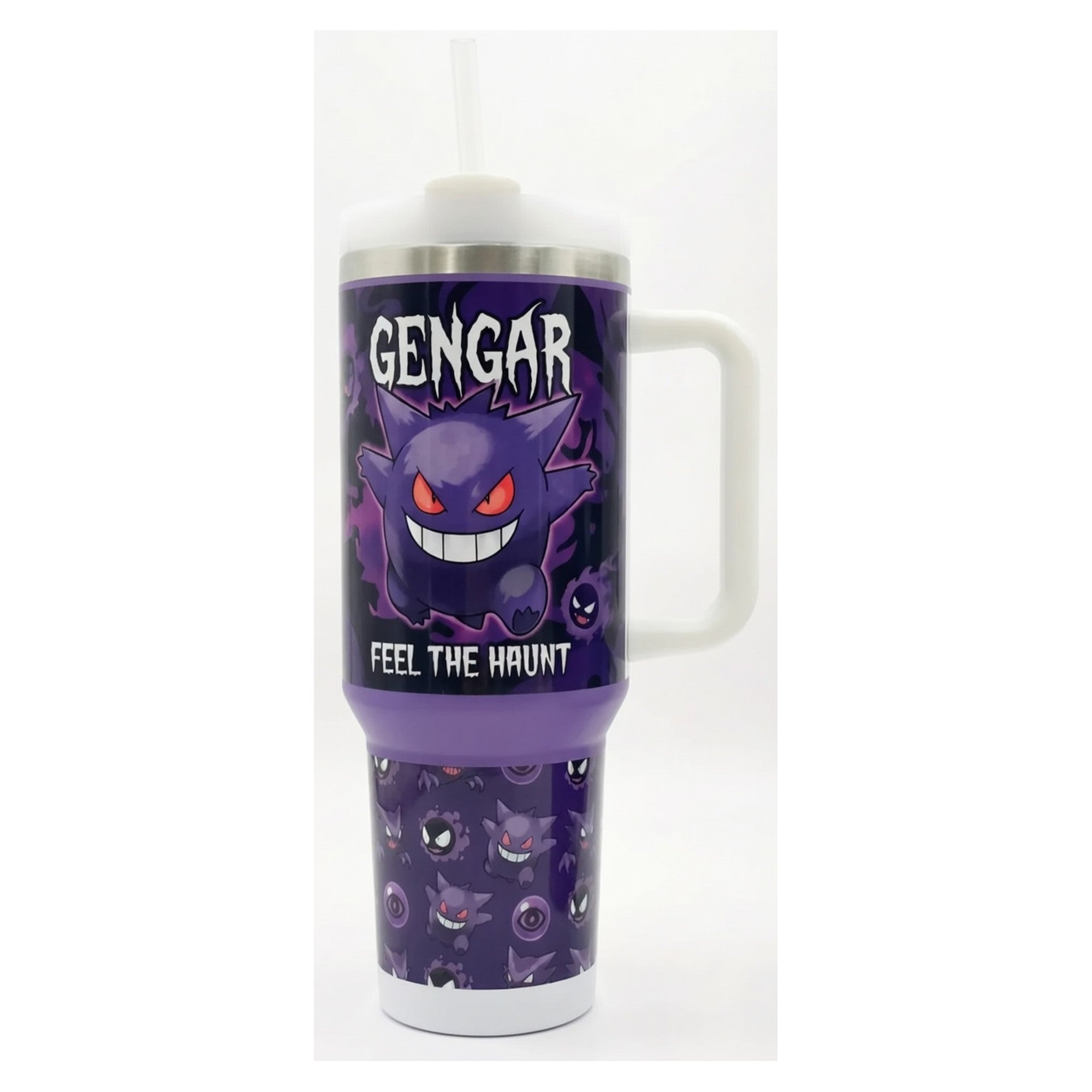 vaso térmico gengar 40oz acero inoxidable doble pared