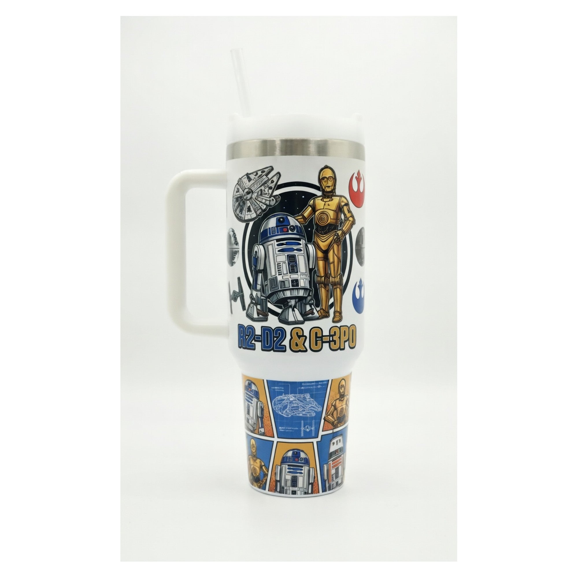 vaso térmico 40 oz r2-d2 & c-3po star wars