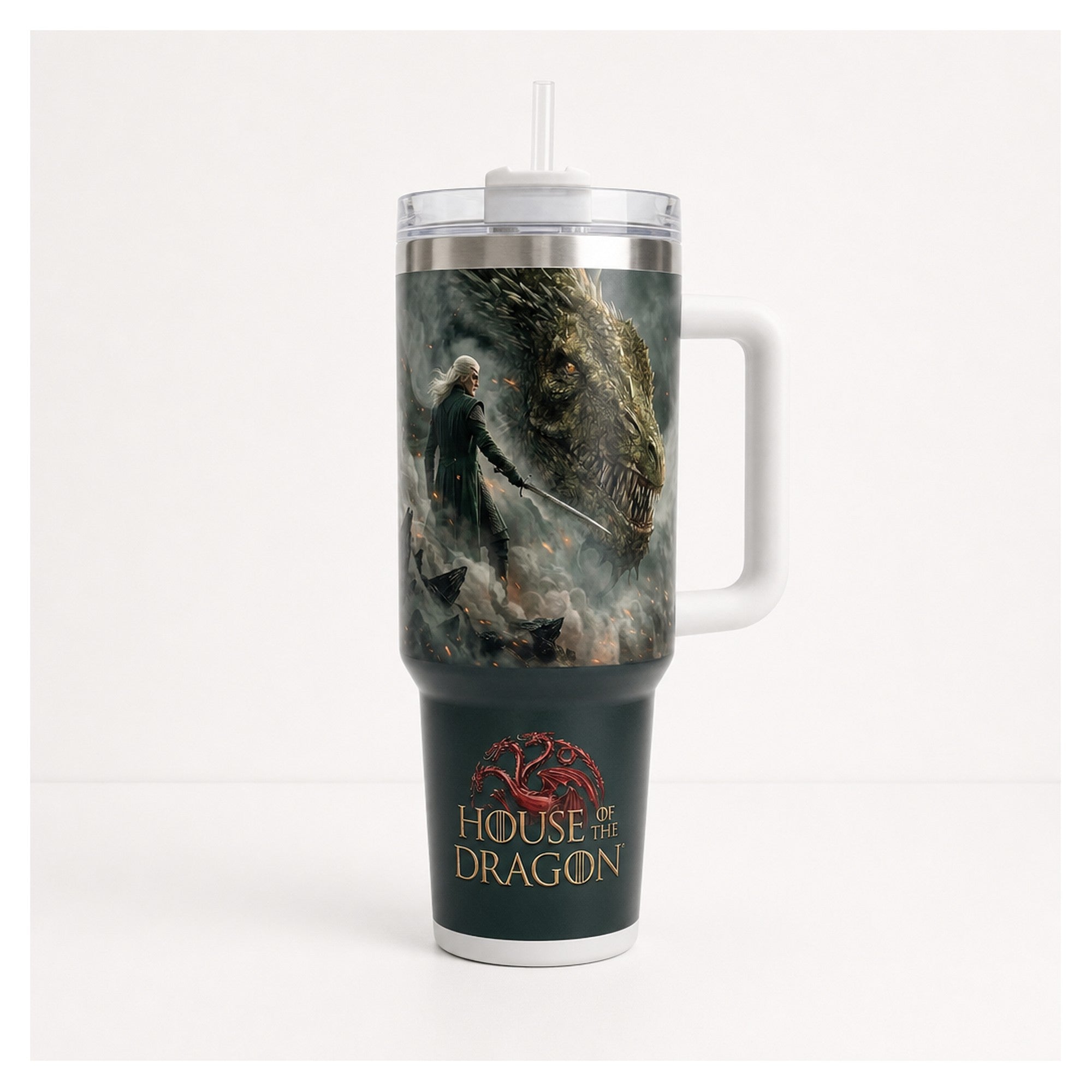 Vaso térmico 40 oz Aemond Targaryen House of the Dragon