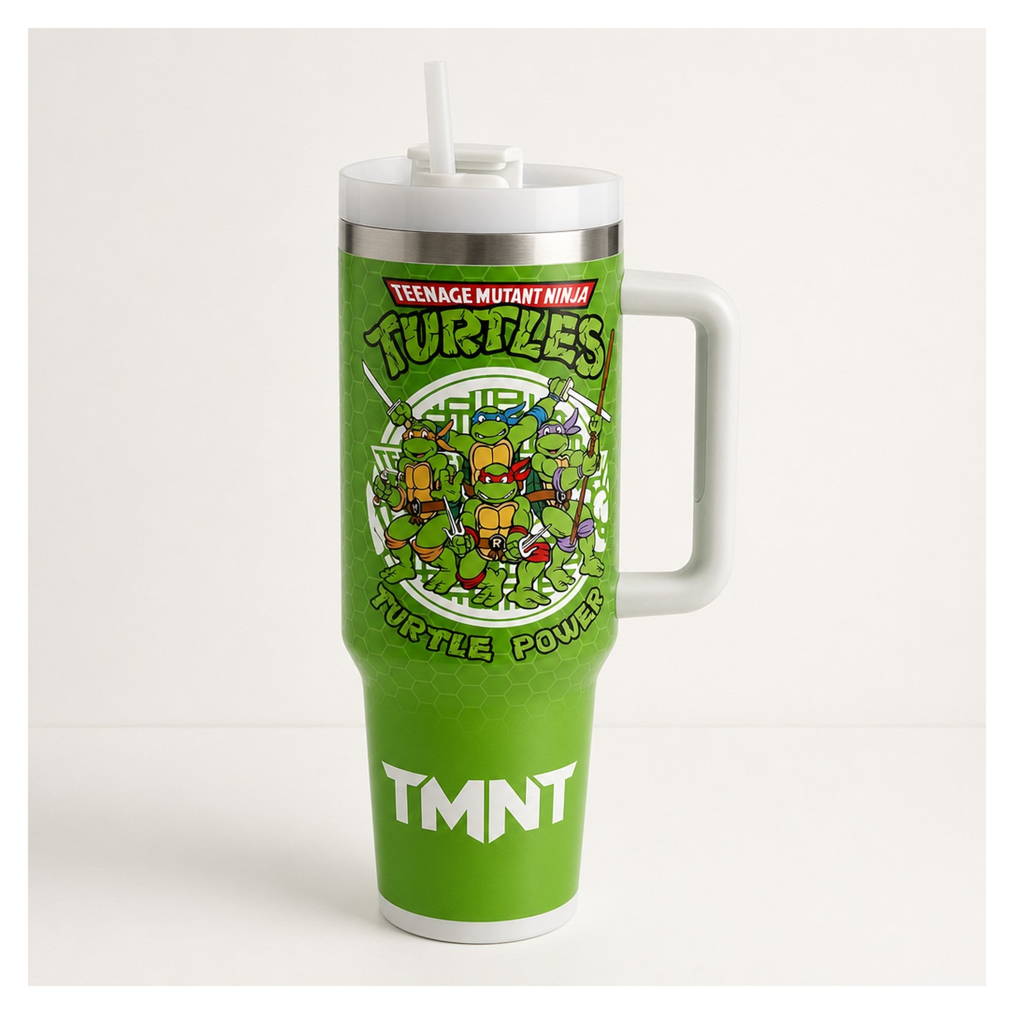 Vaso térmico tumbler 40 oz Tortugas Ninja TMNT power
