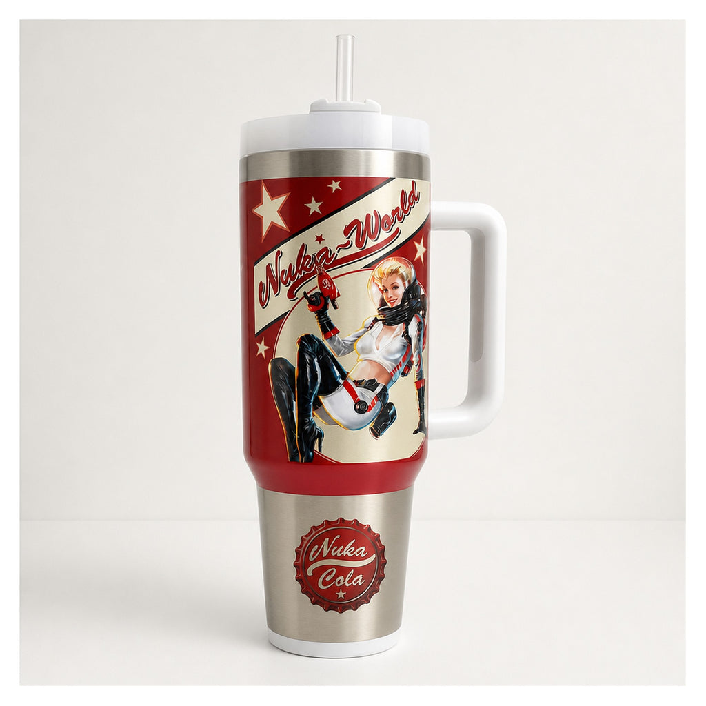Vaso térmico 40 oz Nuka Cola Fallout diseño exclusivo