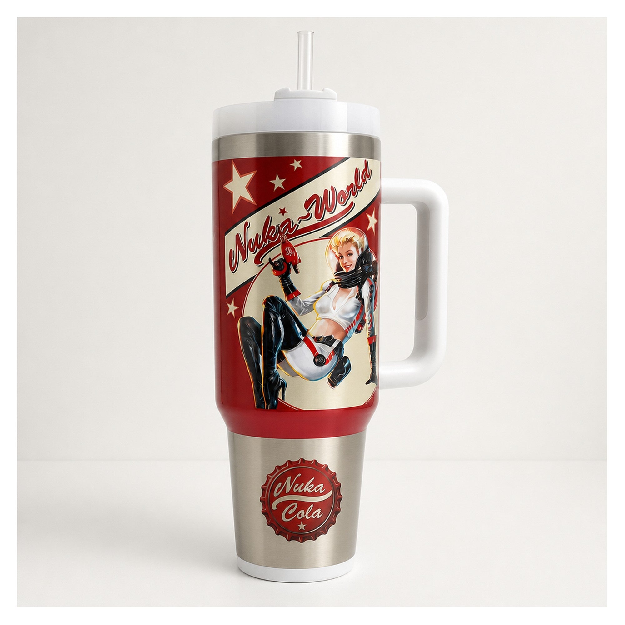 Vaso térmico 40 oz Nuka Cola Fallout diseño exclusivo