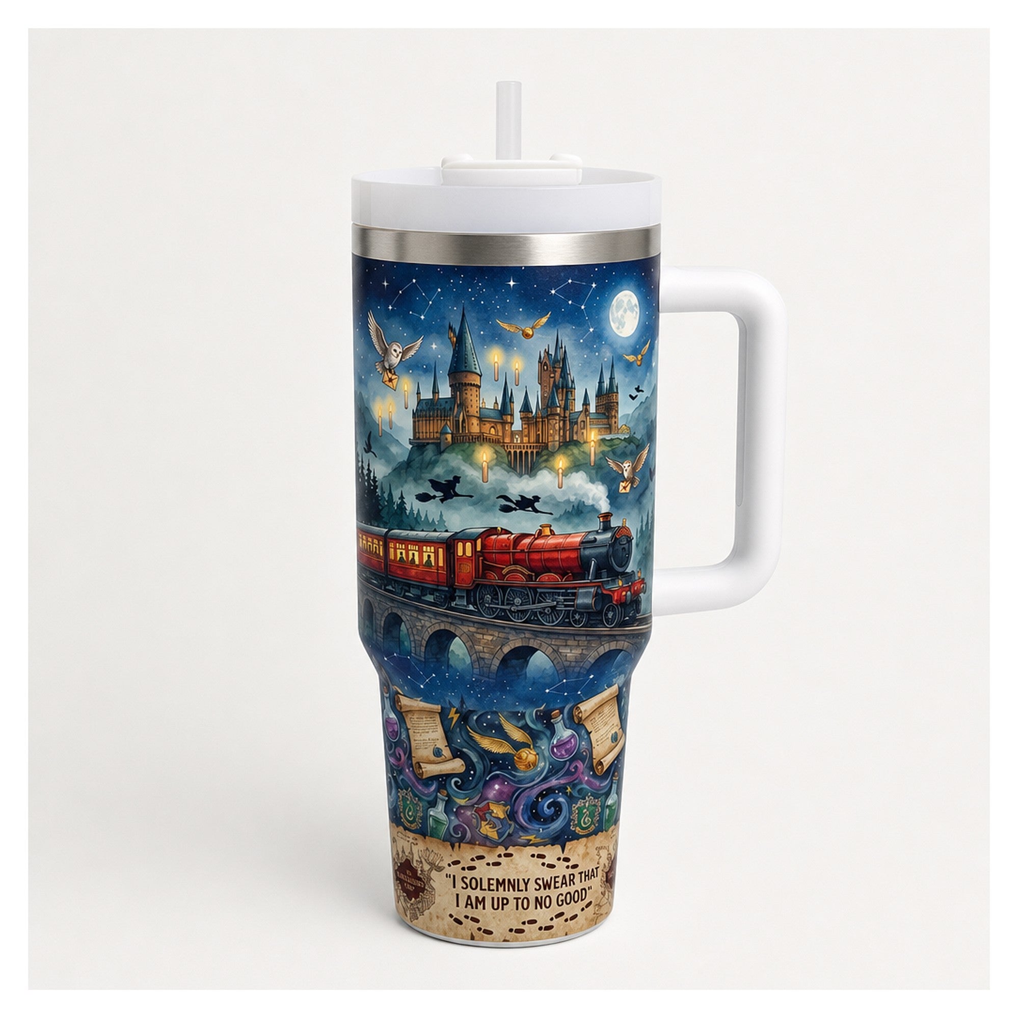 Vaso térmico 40oz Harry Potter Hogwarts magia y estilo