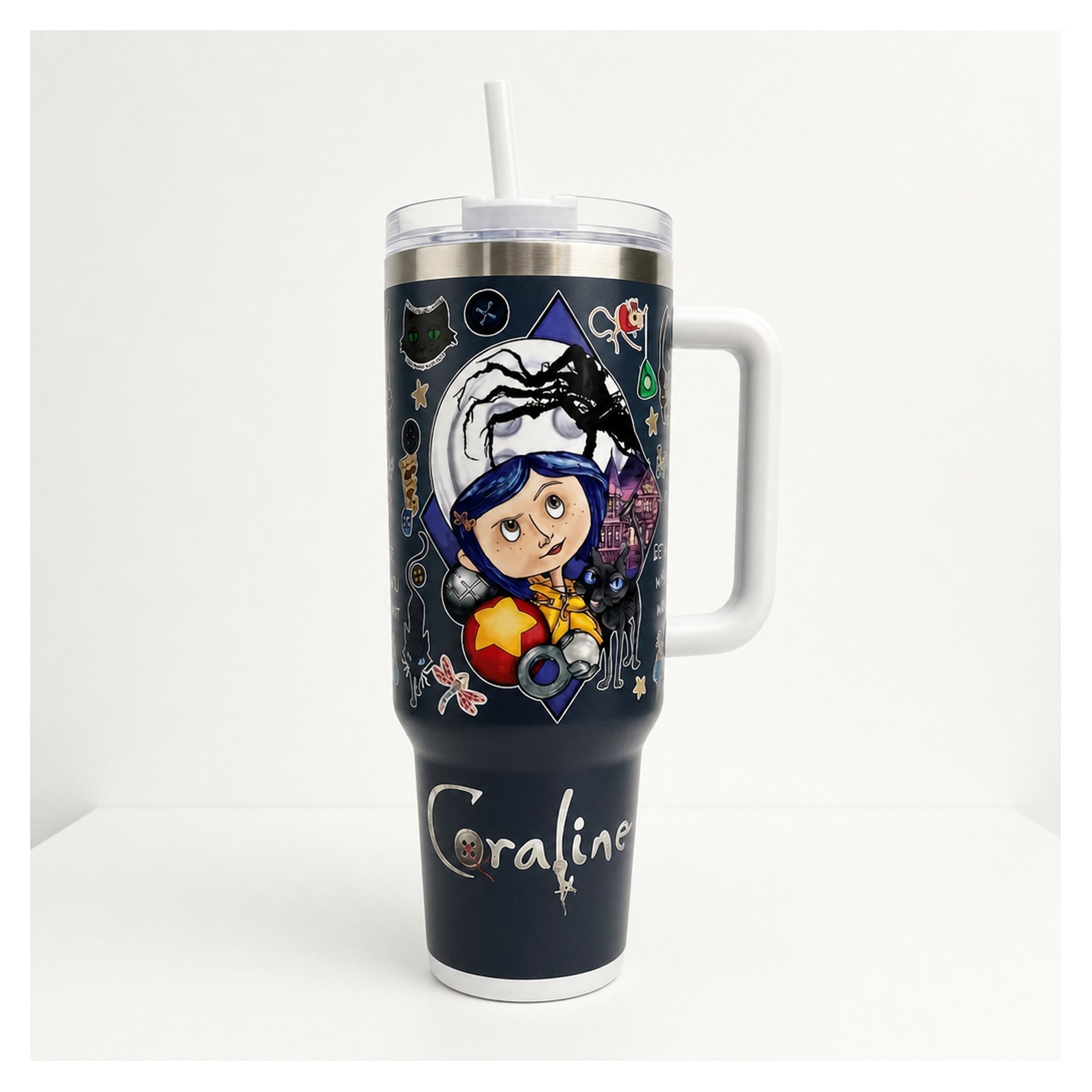 Vaso térmico 40 oz coraline mundo secreto
