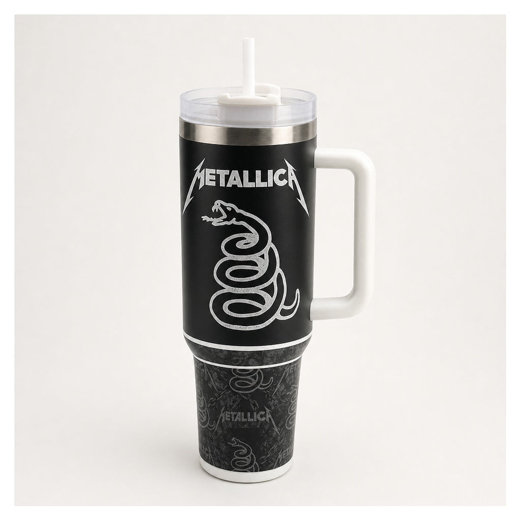 Vaso térmico tumbler 40oz metallica black album