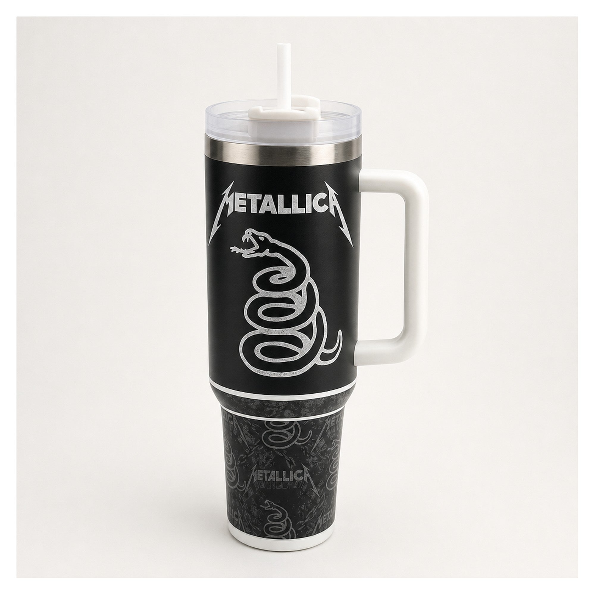 Vaso térmico tumbler 40oz metallica black album